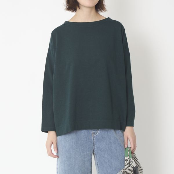 DAYS/コットンボートネックプルオーバー -大人女性の審美眼をクリア